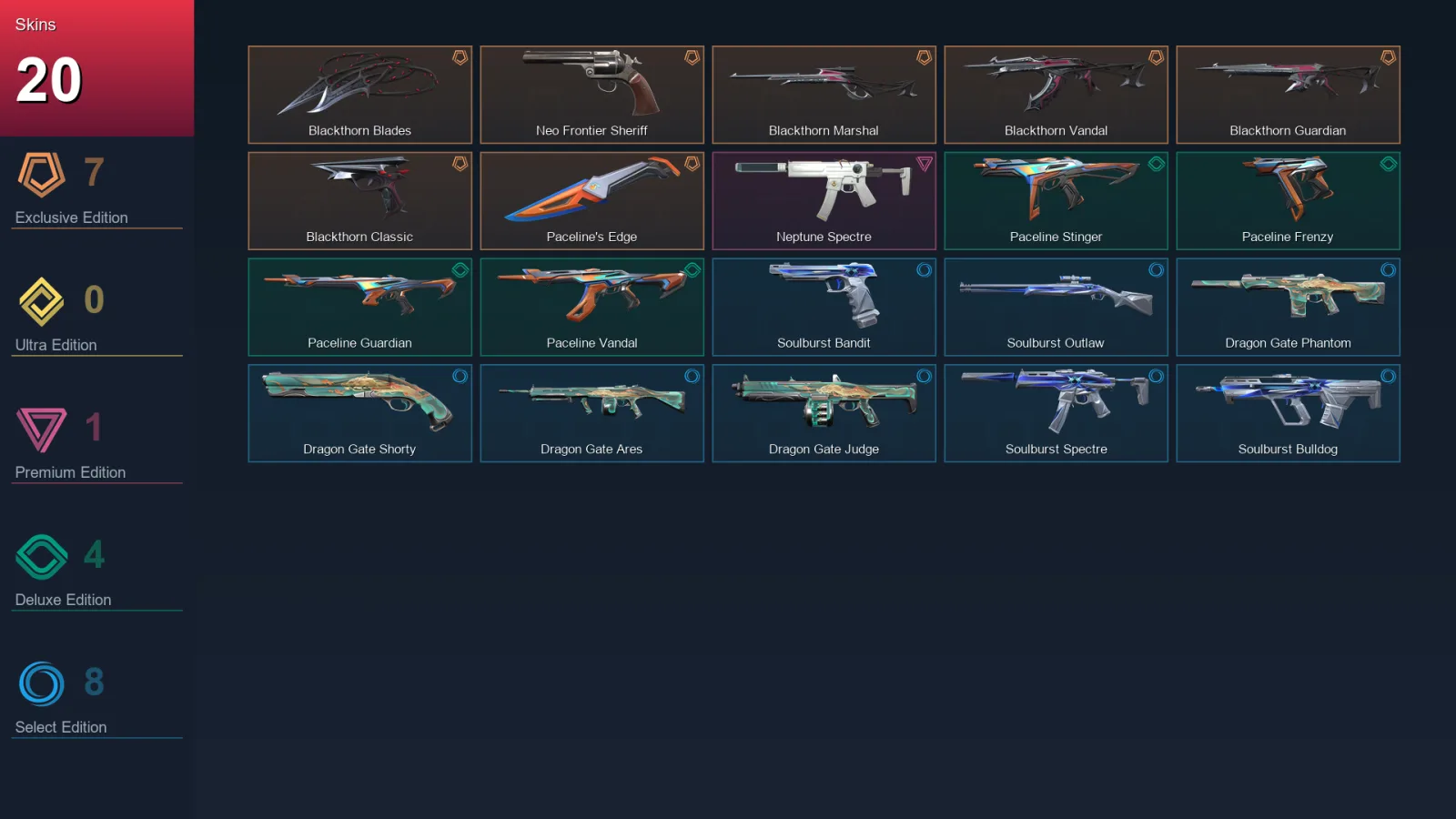 EU | Lv27 | Bronze I | 20 Skin | 9 Agent | 15 Buddy — Valorant account