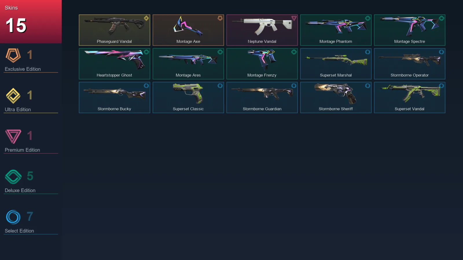 EU | Lv66 | Unranked | 15 Skin | 17 Agent | 19 Buddy