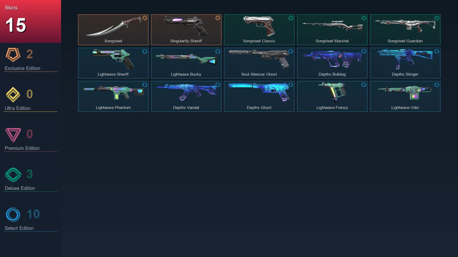 AP | Lv20 | Unranked | 15 Skin | 8 Agent | 15 Buddy