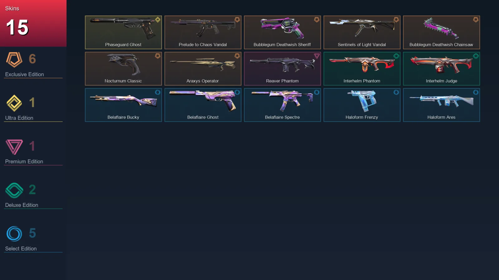 EU | Lv35 | Unranked | 15 Skin | 14 Agent | 18 Buddy — Valorant account