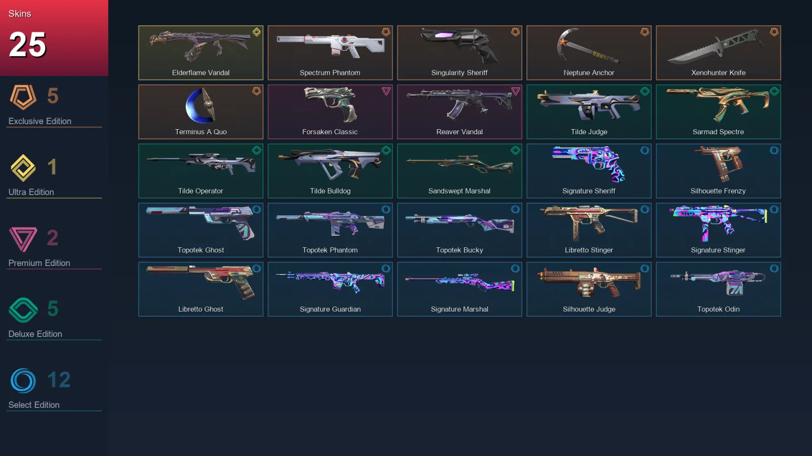 NA | Lv30 | Unranked | 25 Skin | 7 Agent | 15 Buddy — Valorant account