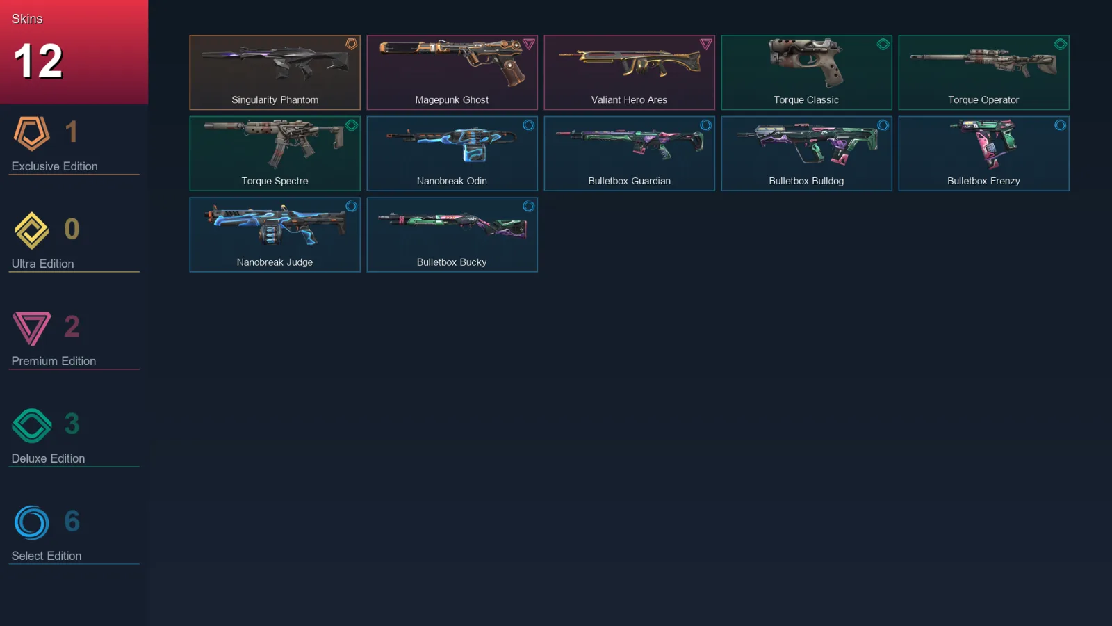 AP | Lv43 | Unranked | 12 Skin | 14 Agent | 18 Buddy