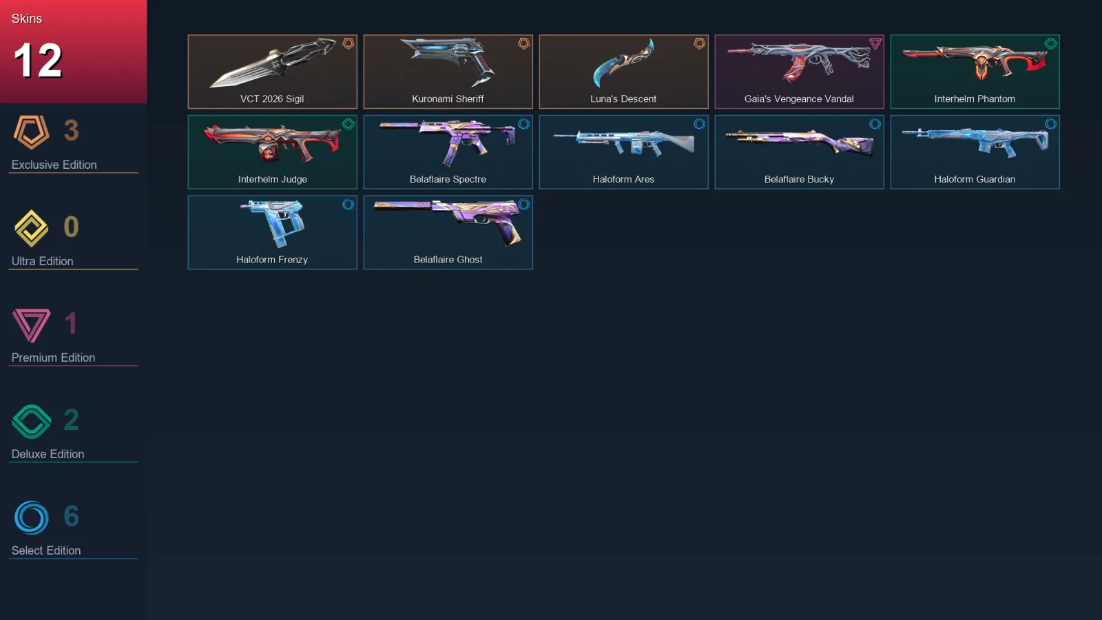 AP | Lv25 | Unranked | 12 Skin | 9 Agent | 12 Buddy — Unranked / Smurf Valorant