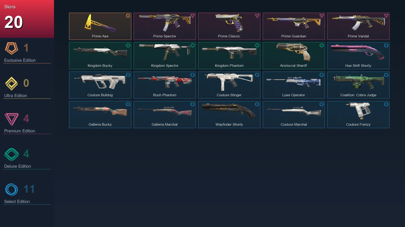 NA | Lv5 | Unranked | 20 Skin | 29 Agent | 11 Buddy — Valorant account