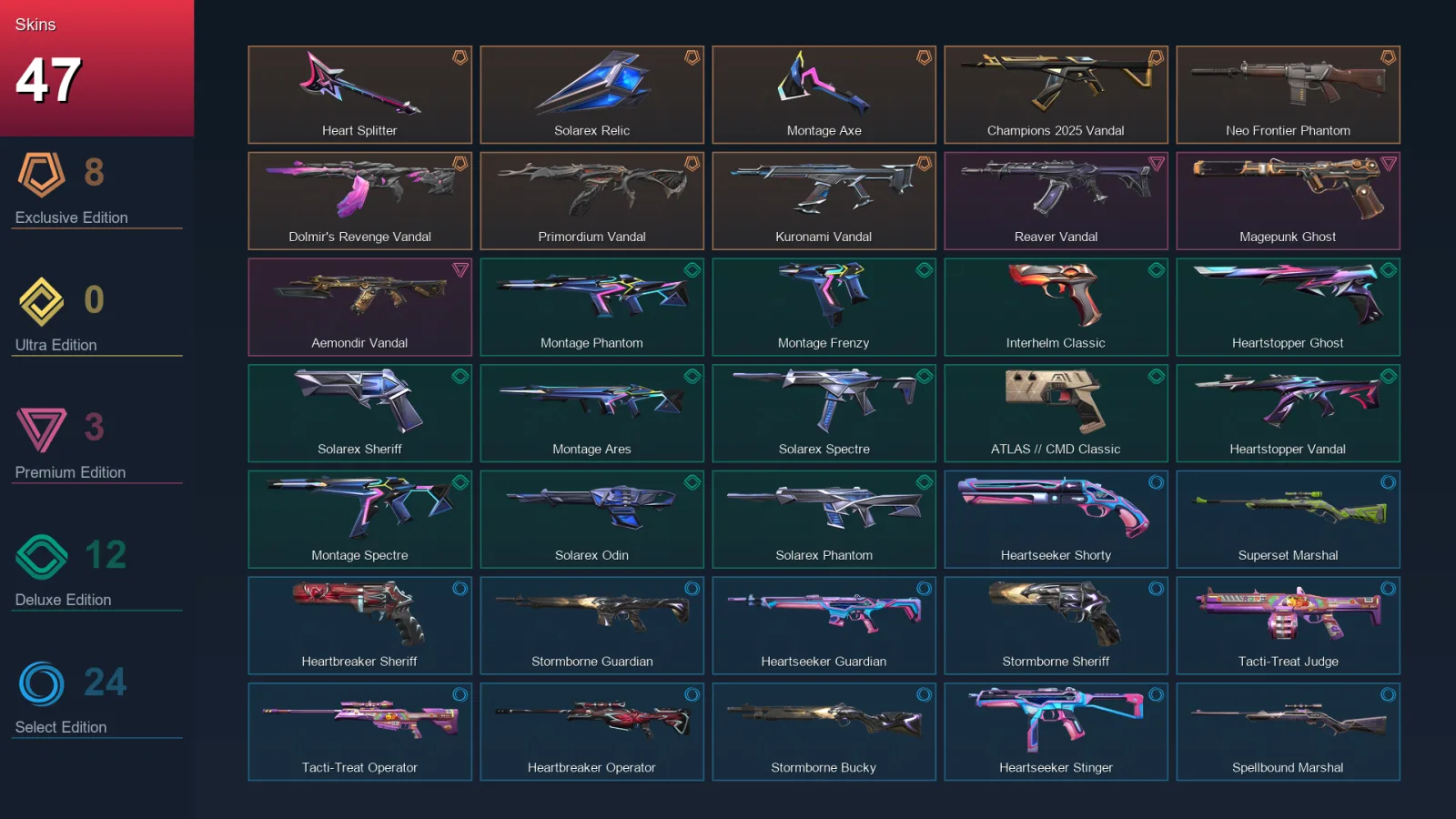 BR | Lv173 | Unranked | 47 Skin | 28 Agent | 52 Buddy — Unranked / Smurf Valorant