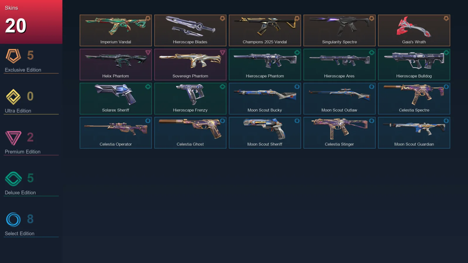 AP | Lv70 | Unranked | 20 Skin | 21 Agent | 27 Buddy — Unranked / Smurf Valorant