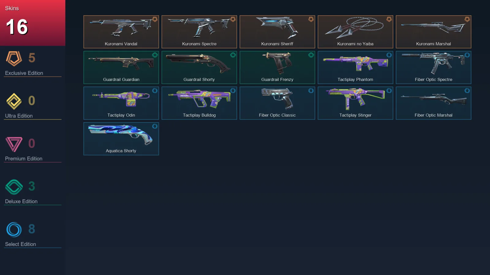 LA | Lv29 | Unranked | 16 Skin | 9 Agent | 16 Buddy — Valorant account