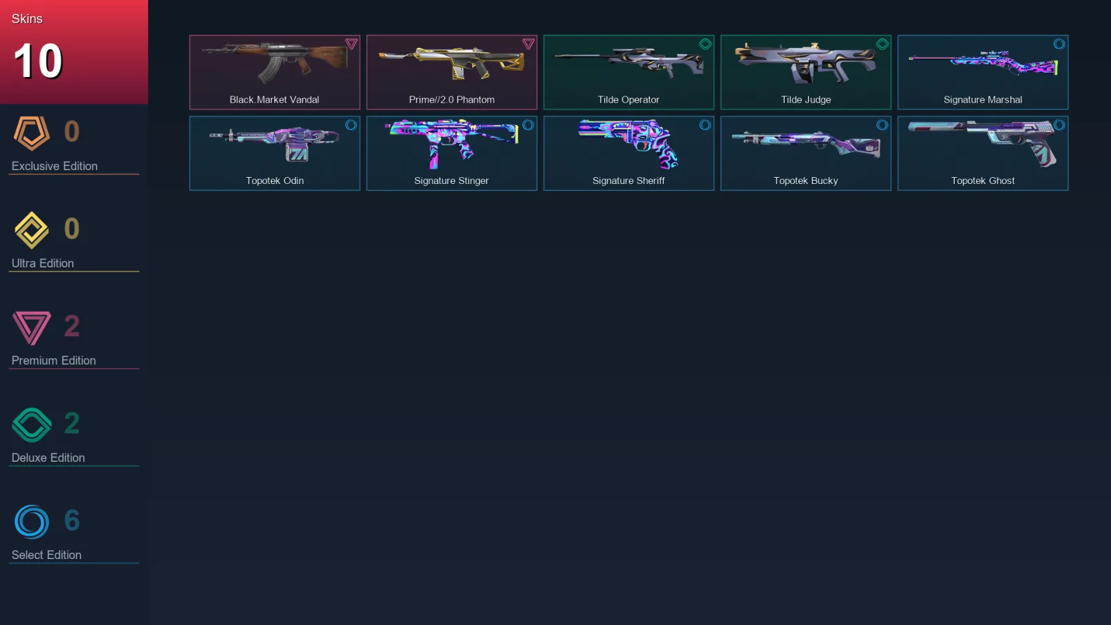 EU | Lv21 | Unranked | 10 Skin | 7 Agent | 9 Buddy