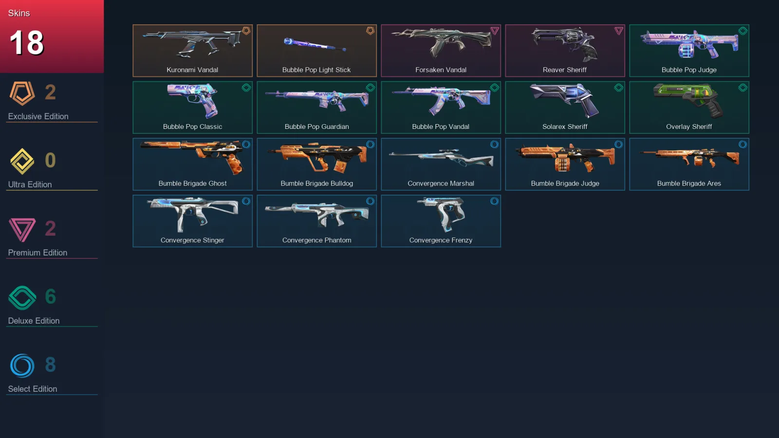 EU | Lv73 | Unranked | 18 Skin | 19 Agent | 32 Buddy