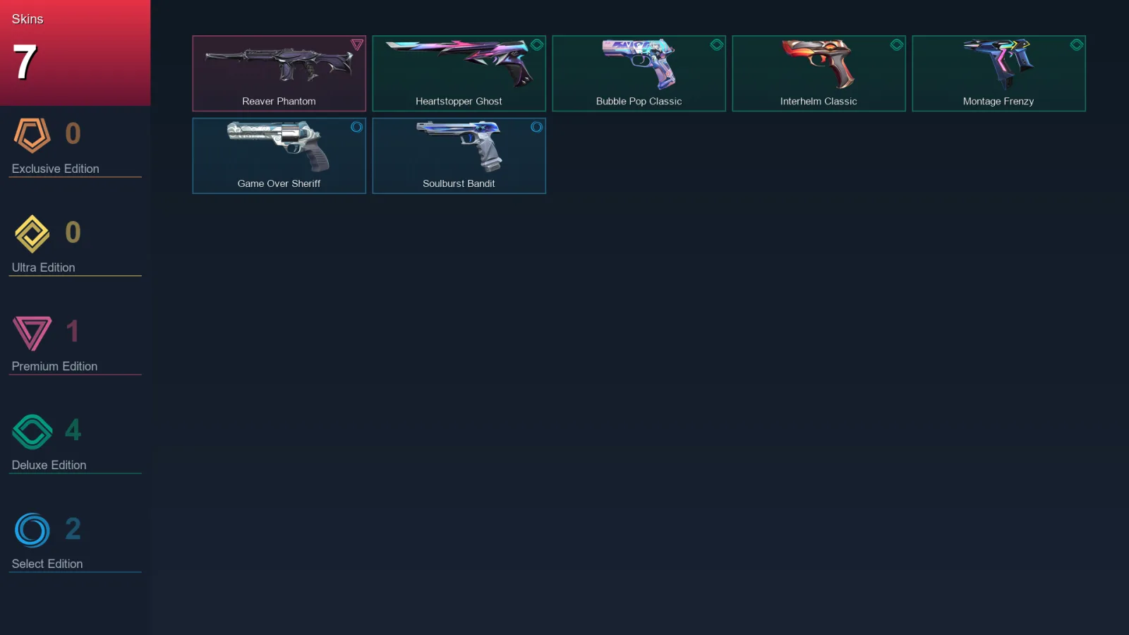 AP | Lv142 | Silver II | 7 Skin | 26 Agent | 35 Buddy — Valorant account