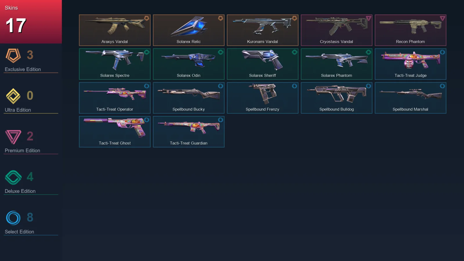 AP | Lv33 | Unranked | 17 Skin | 11 Agent | 19 Buddy