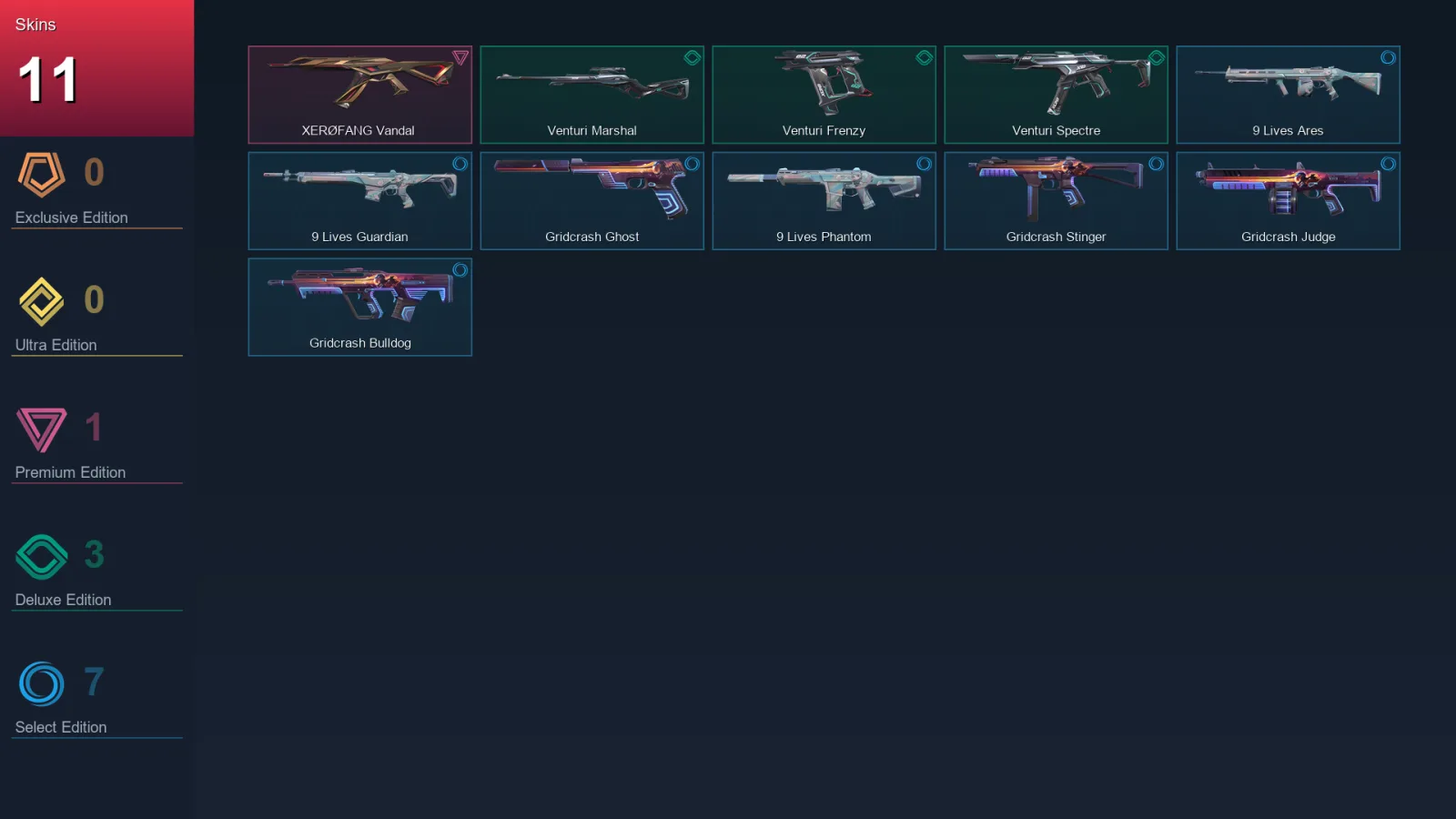 EU | Lv36 | Unranked | 11 Skin | 13 Agent | 16 Buddy — Valorant account