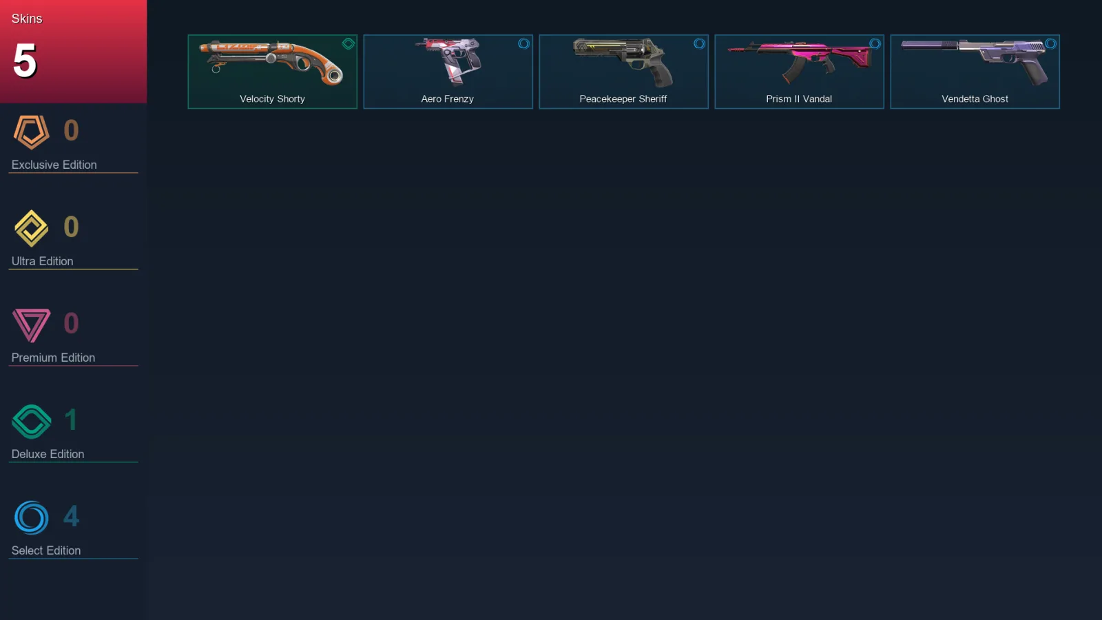 AP | Lv71 | Unranked | 5 Skin | 14 Agent | 30 Buddy