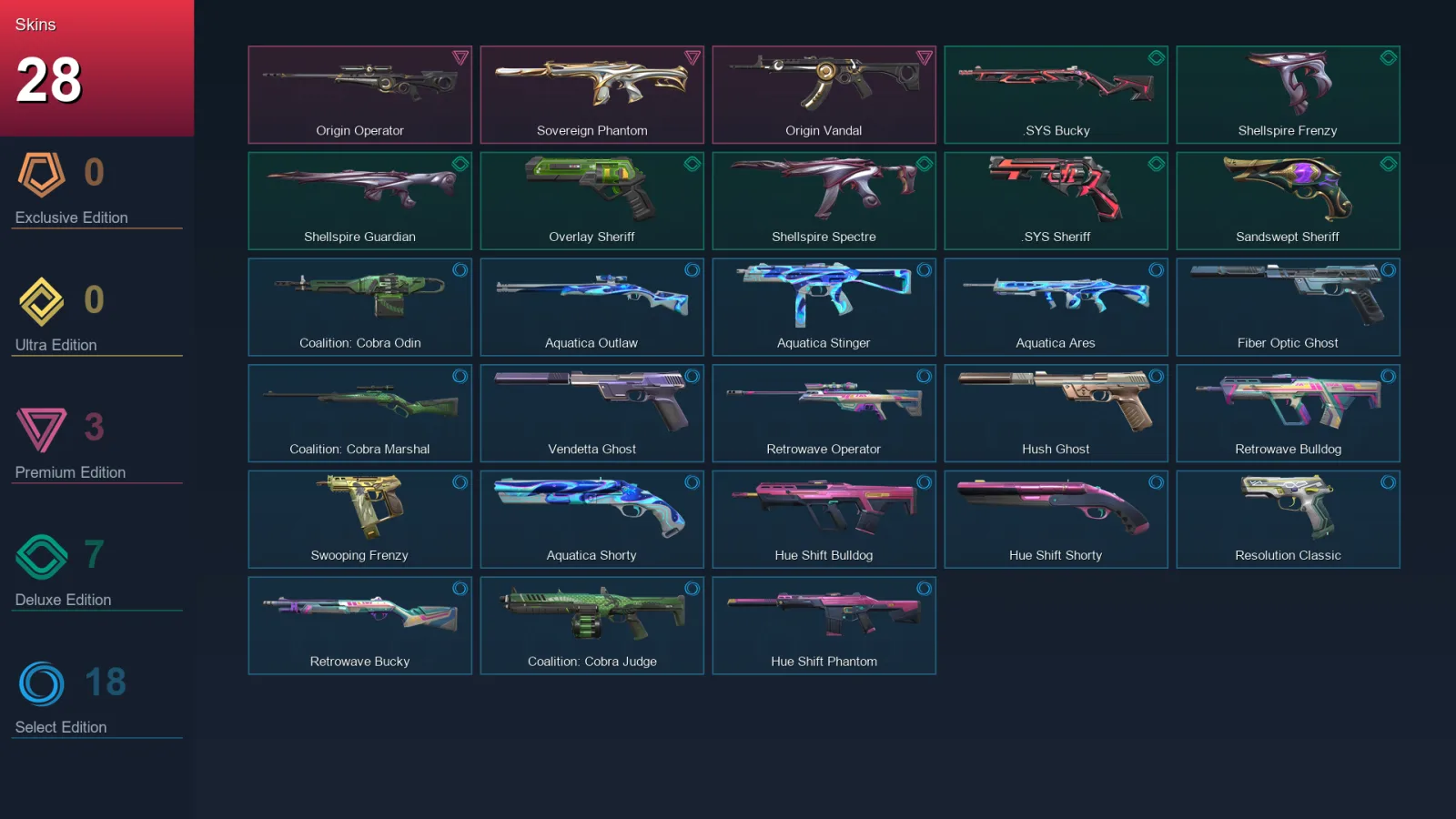 AP | Lv129 | Unranked | 28 Skin | 28 Agent | 67 Buddy — Valorant account