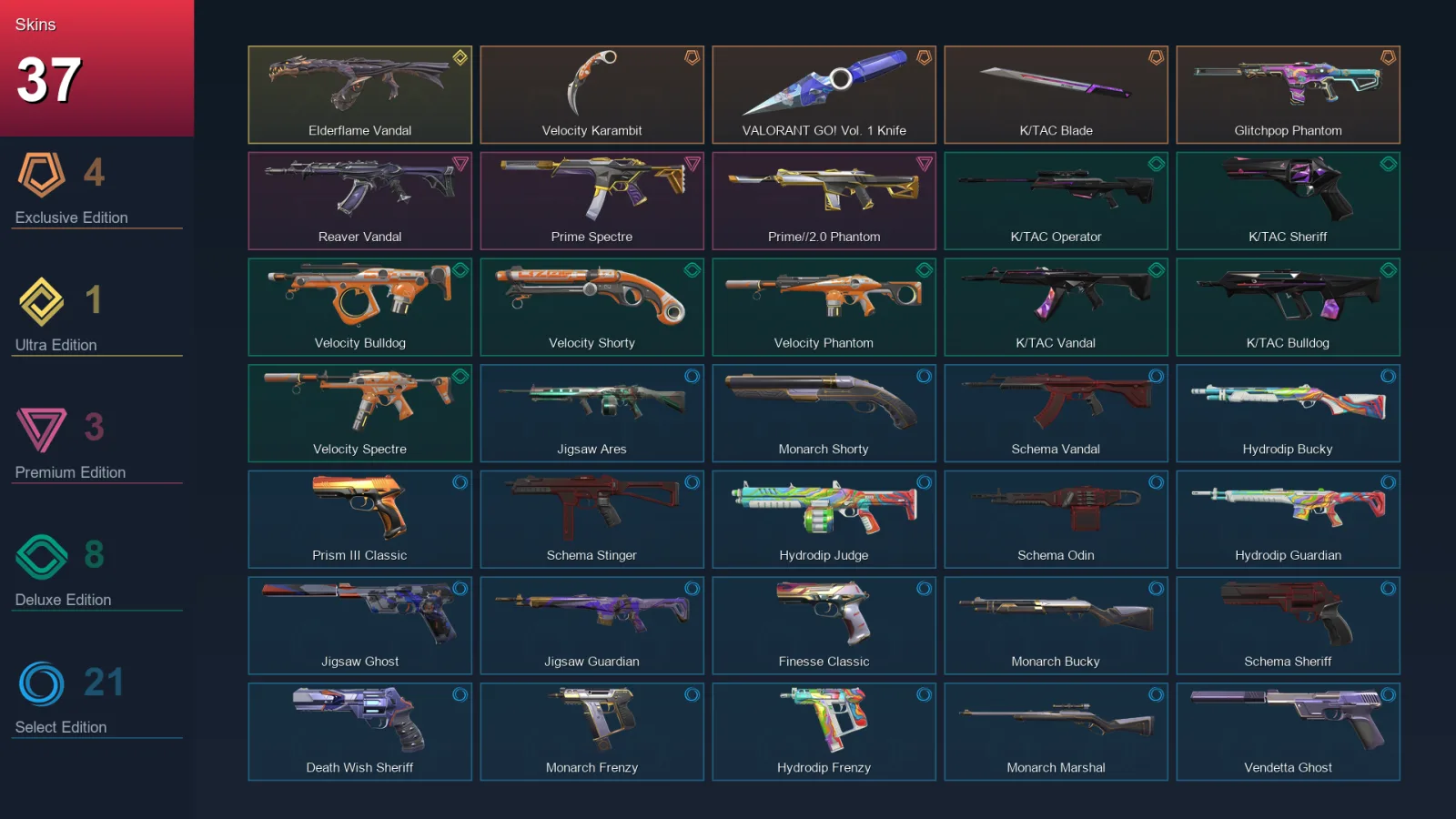 BR | Lv91 | Unranked | 37 Skin | 18 Agent | 52 Buddy