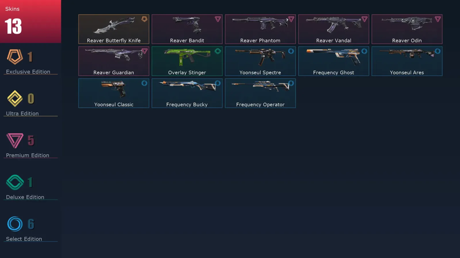 [Valorant] | EU | Level 42 | 16 Agents | 13 Skins — Valorant account