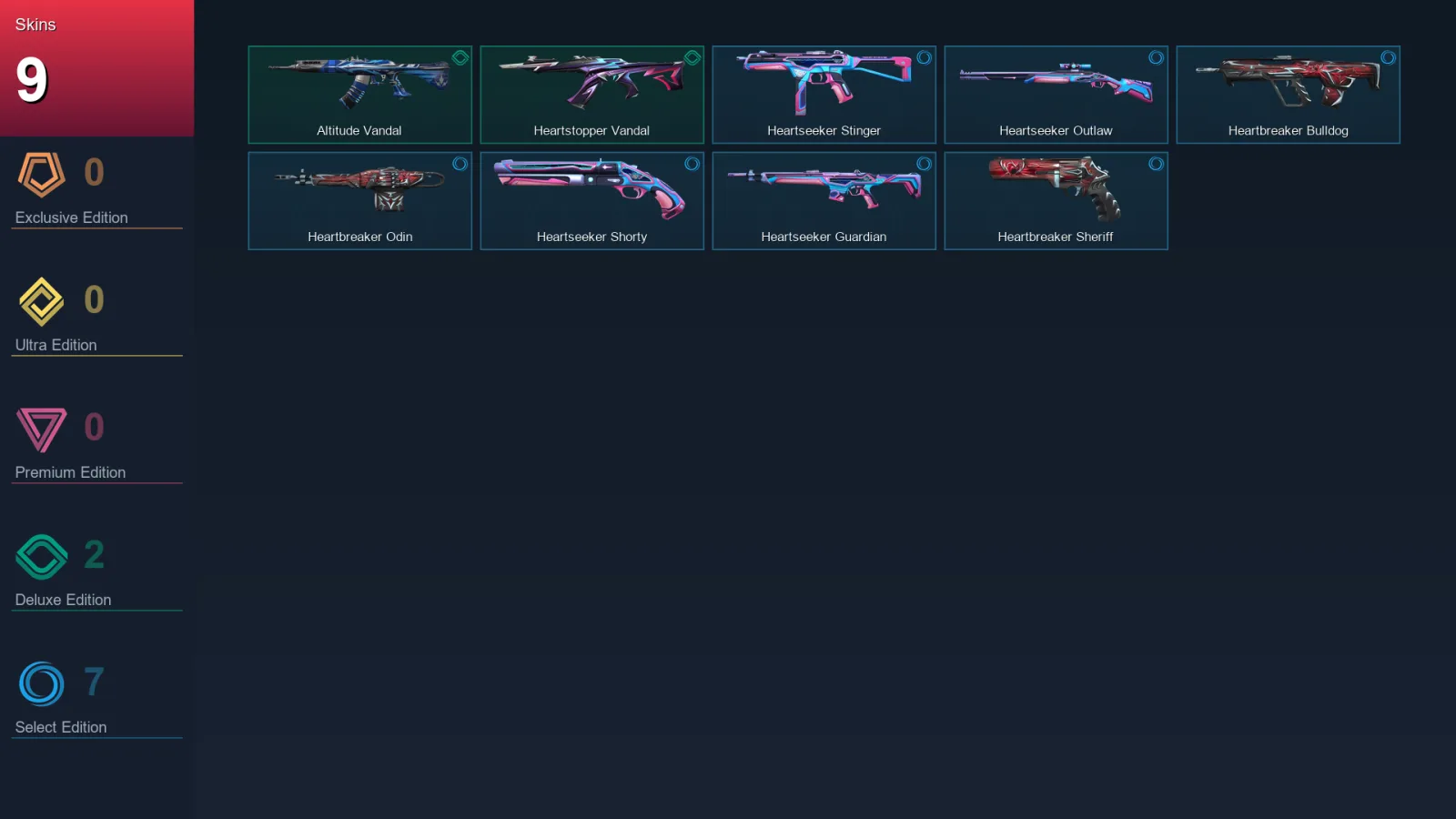 EU | Lv24 | Unranked | 9 Skin | 8 Agent | 9 Buddy
