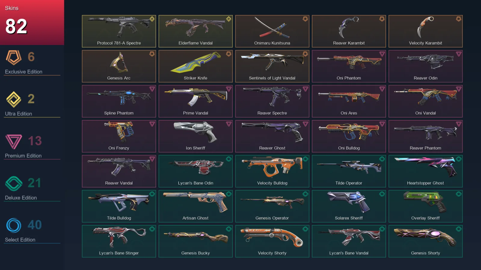 AP | Lv308 | Unranked | 82 Skin | 28 Agent | 131 Buddy — Valorant account