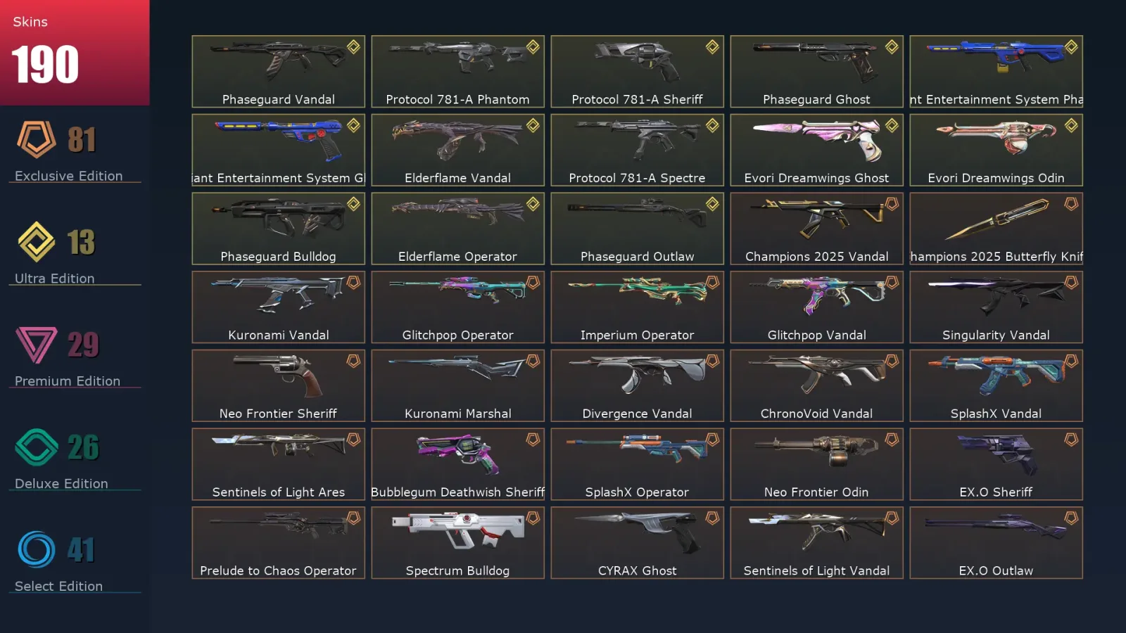 [Valorant] | EU | Level 94 | Iron 3 | 28 Agents | 190 Skins — Valorant account