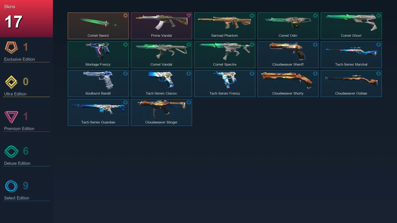 EU | Lv71 | Unranked | 17 Skin | 22 Agent | 29 Buddy — Valorant account
