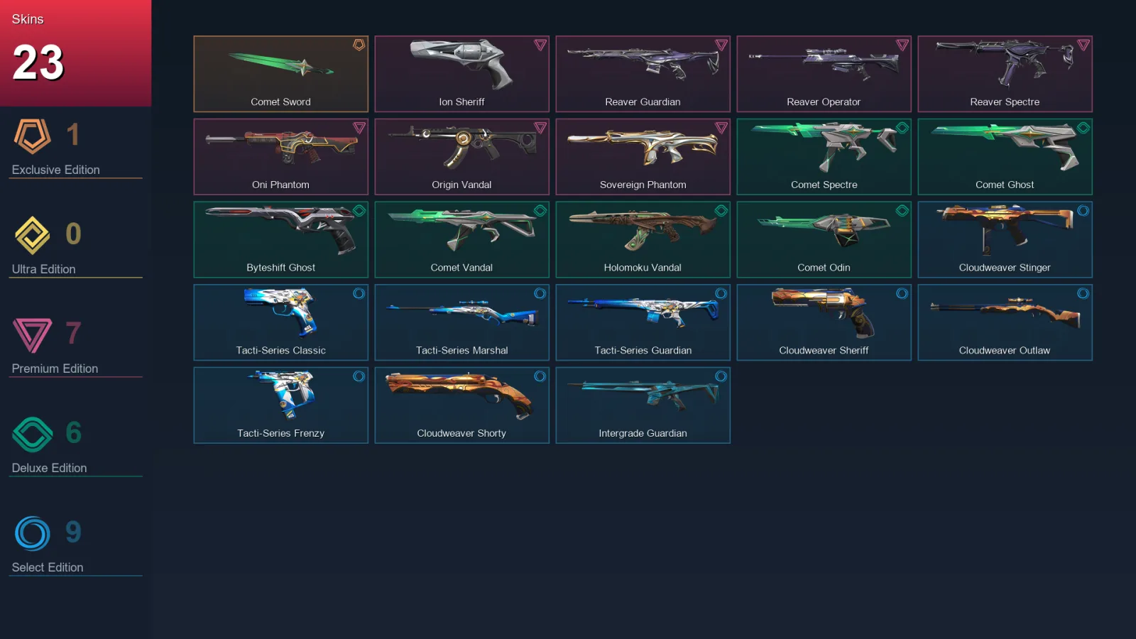 EU | Lv66 | Unranked | 23 Skin | 20 Agent | 35 Buddy