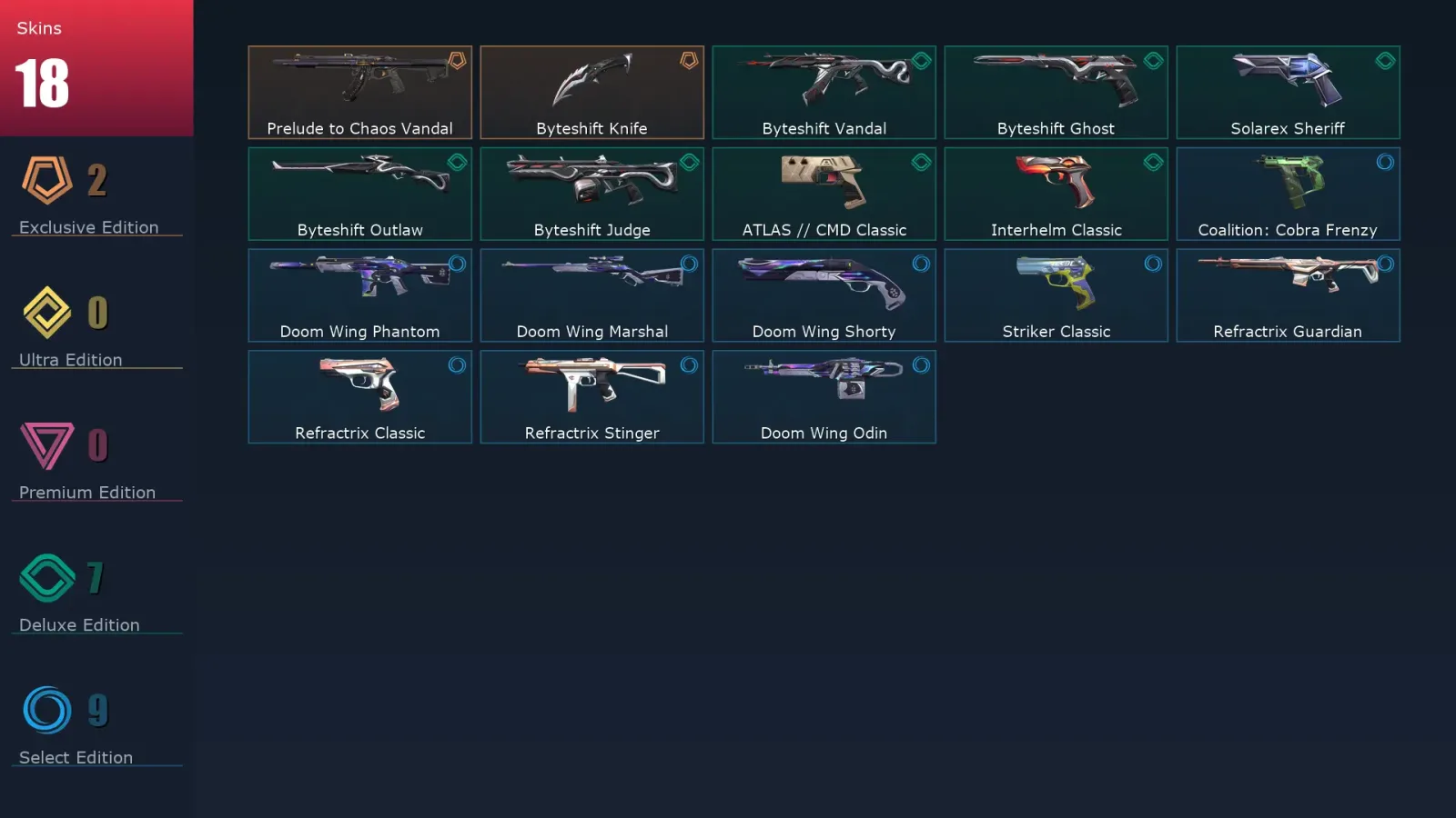 [Valorant] | EU | Level 200 | Platinum 2 | 28 Agents | 18 Skins — Valorant account
