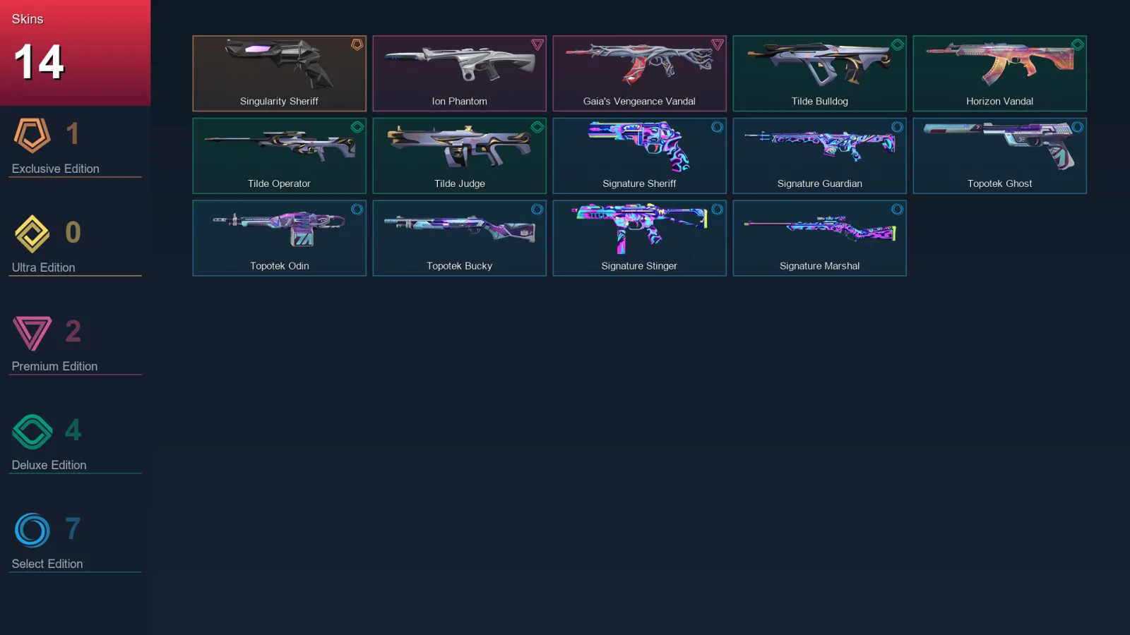 EU | Lv26 | Unranked | 14 Skin | 10 Agent | 9 Buddy — Valorant account