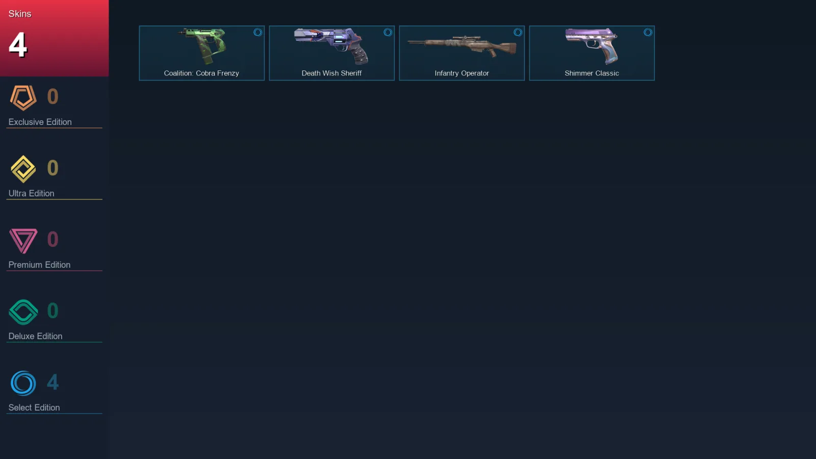 AP | Lv84 | Unranked | 4 Skin | 25 Agent | 34 Buddy &mdash; Valorant account with Sheriff skin