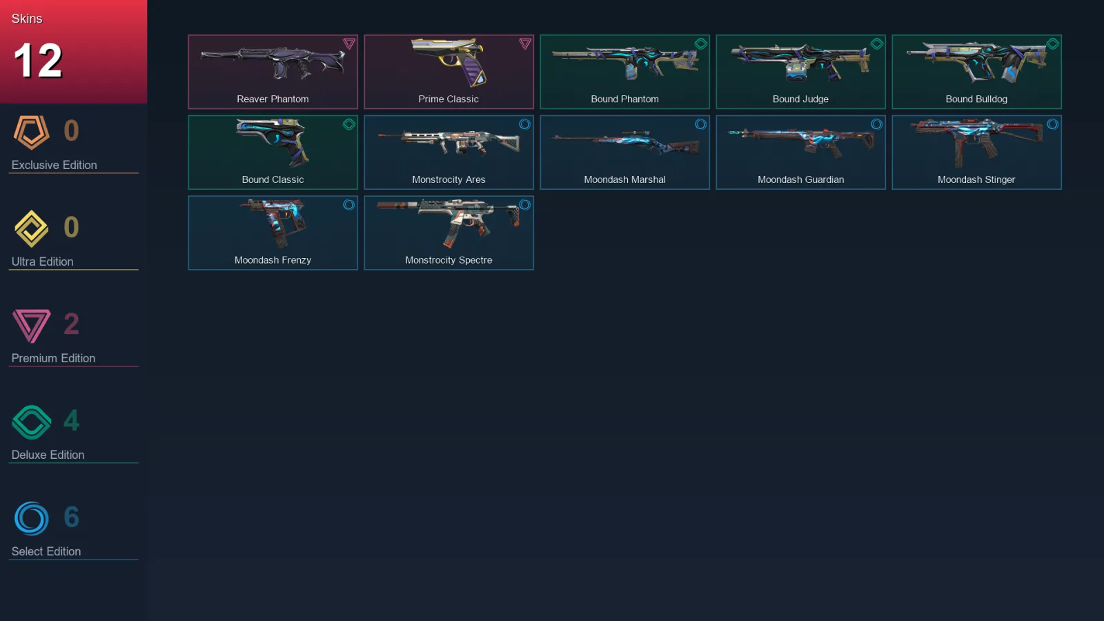 EU | Lv35 | Unranked | 12 Skin | 14 Agent | 16 Buddy