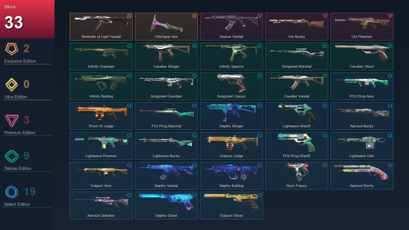NA | Lv53 | Unranked | 33 Skin | 17 Agent | 41 Buddy — Valorant account