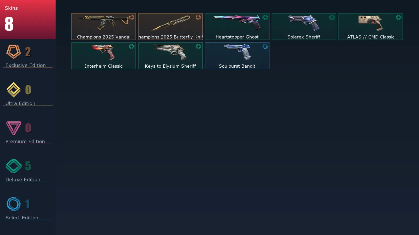 [Valorant] | EU | Level 145 | Gold 2 | 28 Agents | 8 Skins
