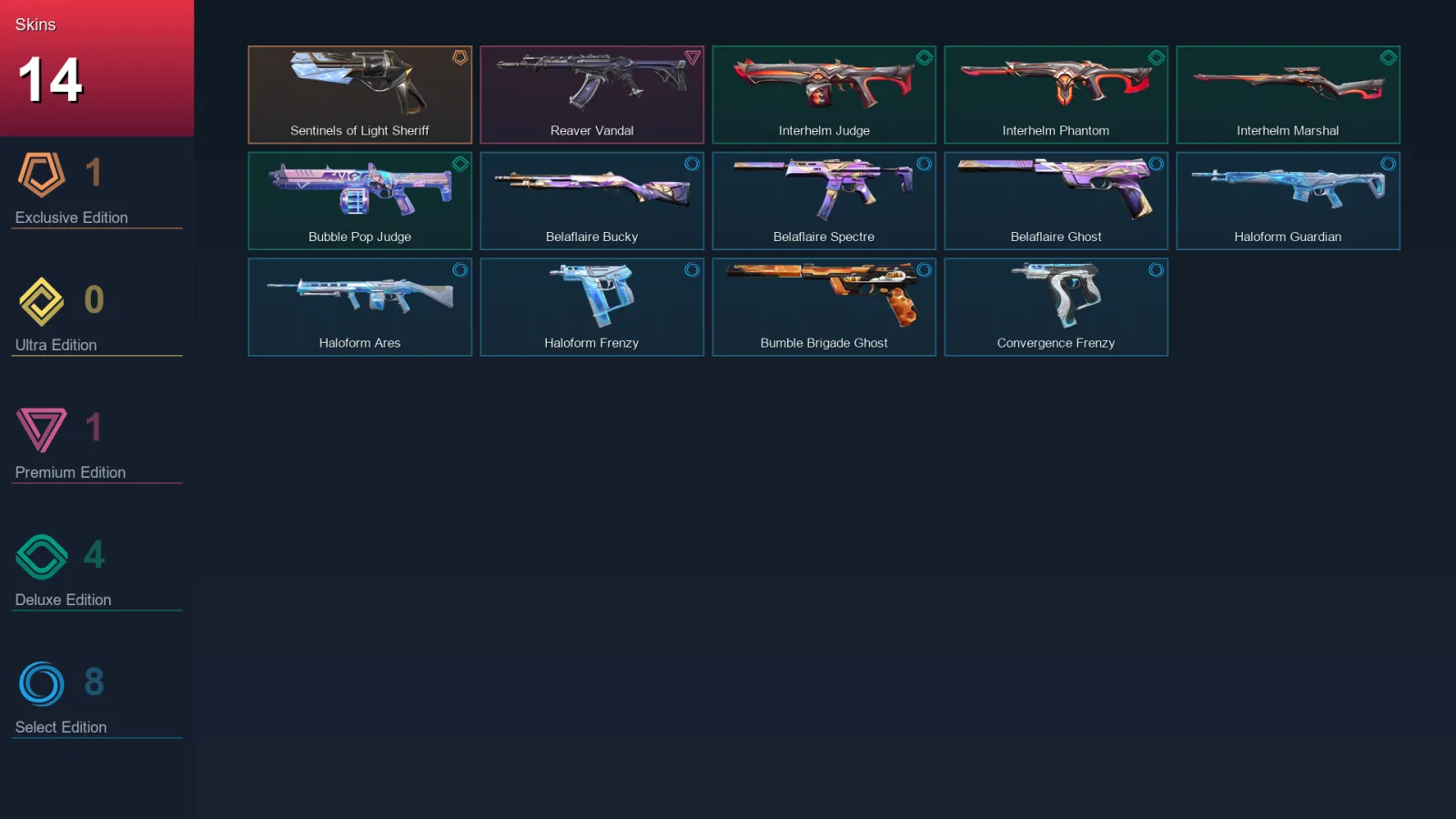 EU | Lv39 | Unranked | 14 Skin | 15 Agent | 24 Buddy