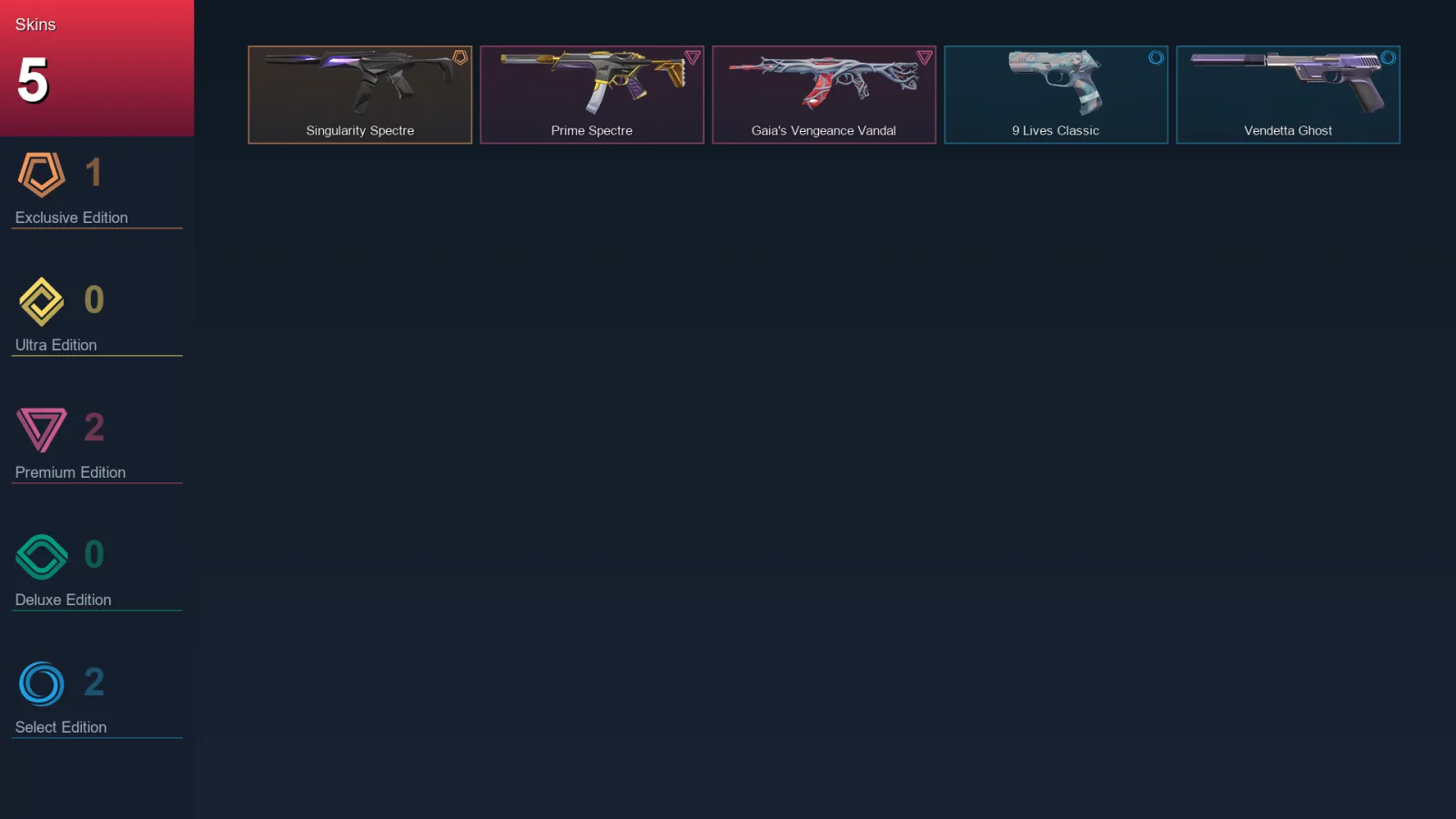 EU | Lv59 | Unranked | 5 Skin | 14 Agent | 17 Buddy