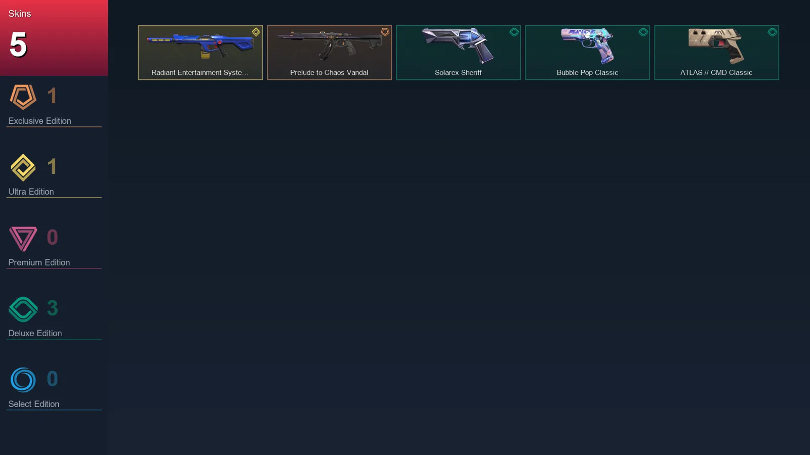 LA | Lv91 | Unranked | 5 Skin | 20 Agent | 41 Buddy