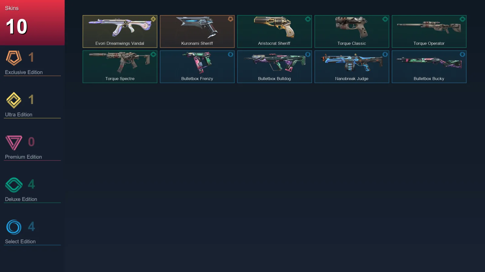 AP | Lv22 | Unranked | 10 Skin | 8 Agent | 8 Buddy — Valorant account