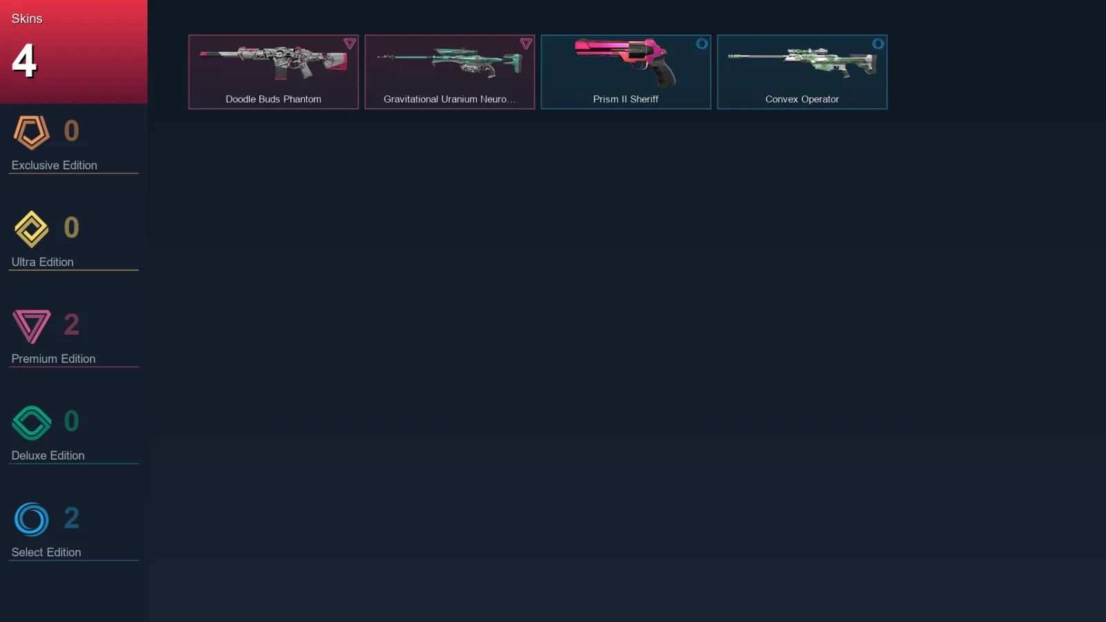 EU | Lv24 | Unranked | 4 Skin | 7 Agent | 5 Buddy