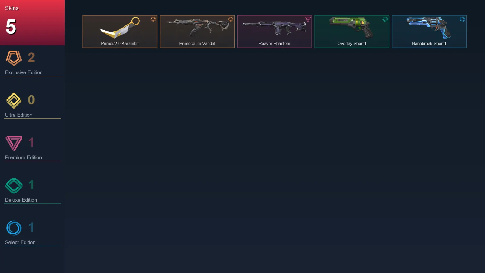 AP | Lv81 | Ascendant III | 5 Skin | 24 Agent | 20 Buddy