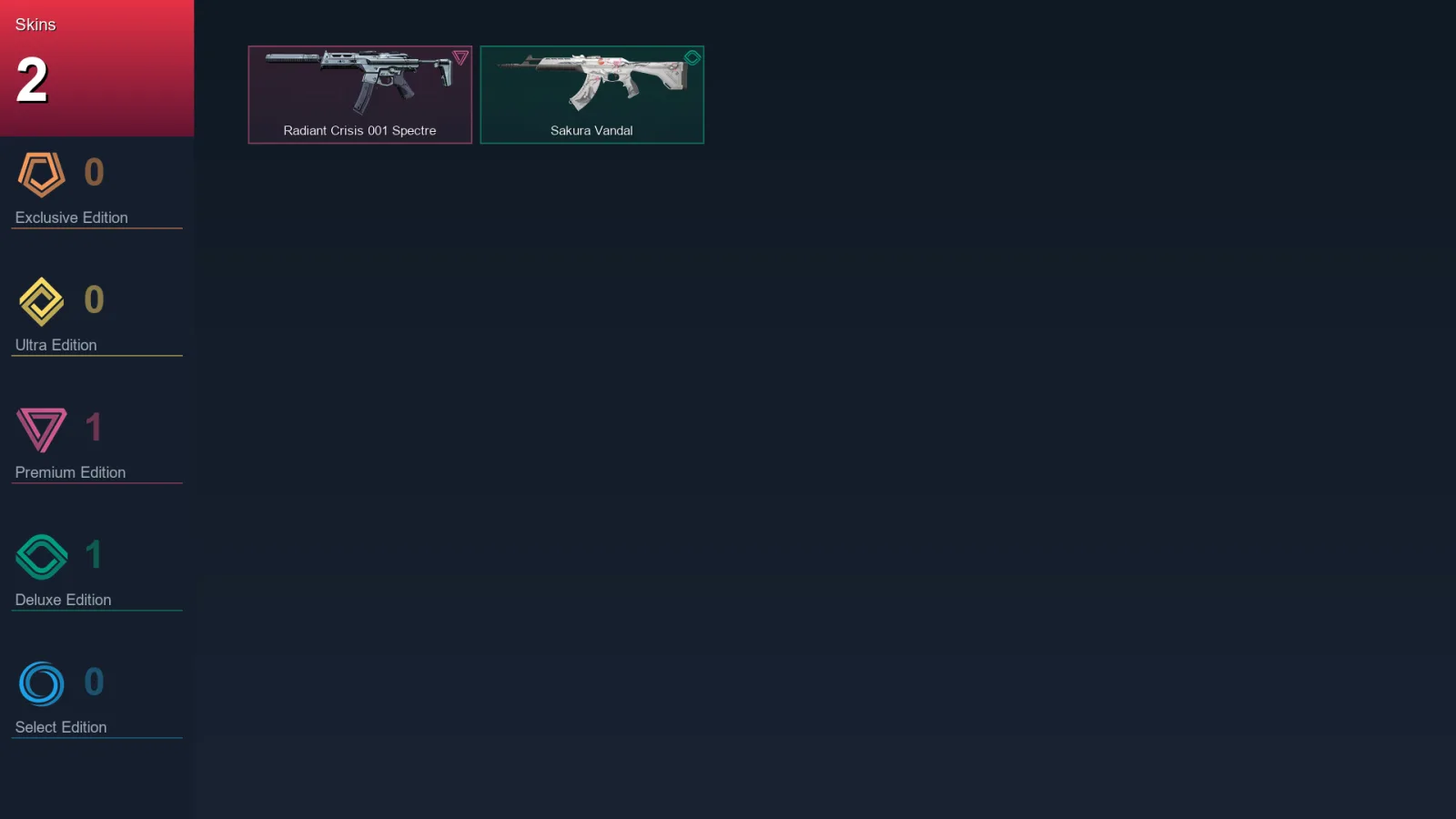 NA | Lv24 | Unranked | 2 Skin | 9 Agent | 6 Buddy