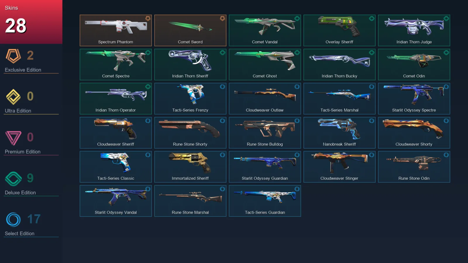 AP | Lv115 | Unranked | 28 Skin | 26 Agent | 45 Buddy