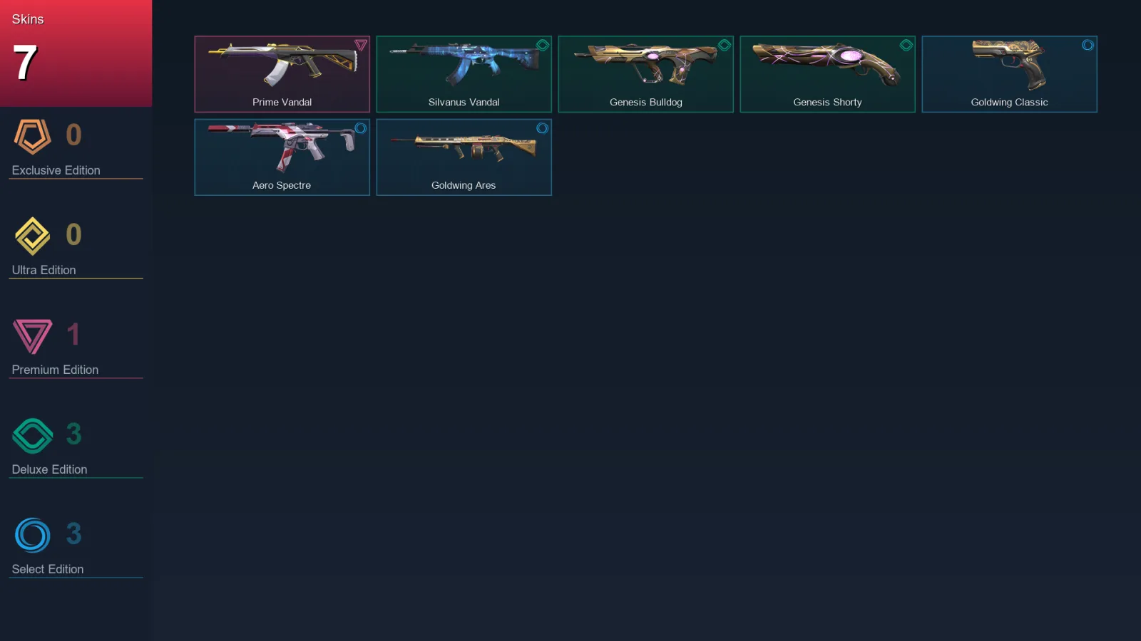 NA | Lv51 | Unranked | 7 Skin | 18 Agent | 24 Buddy
