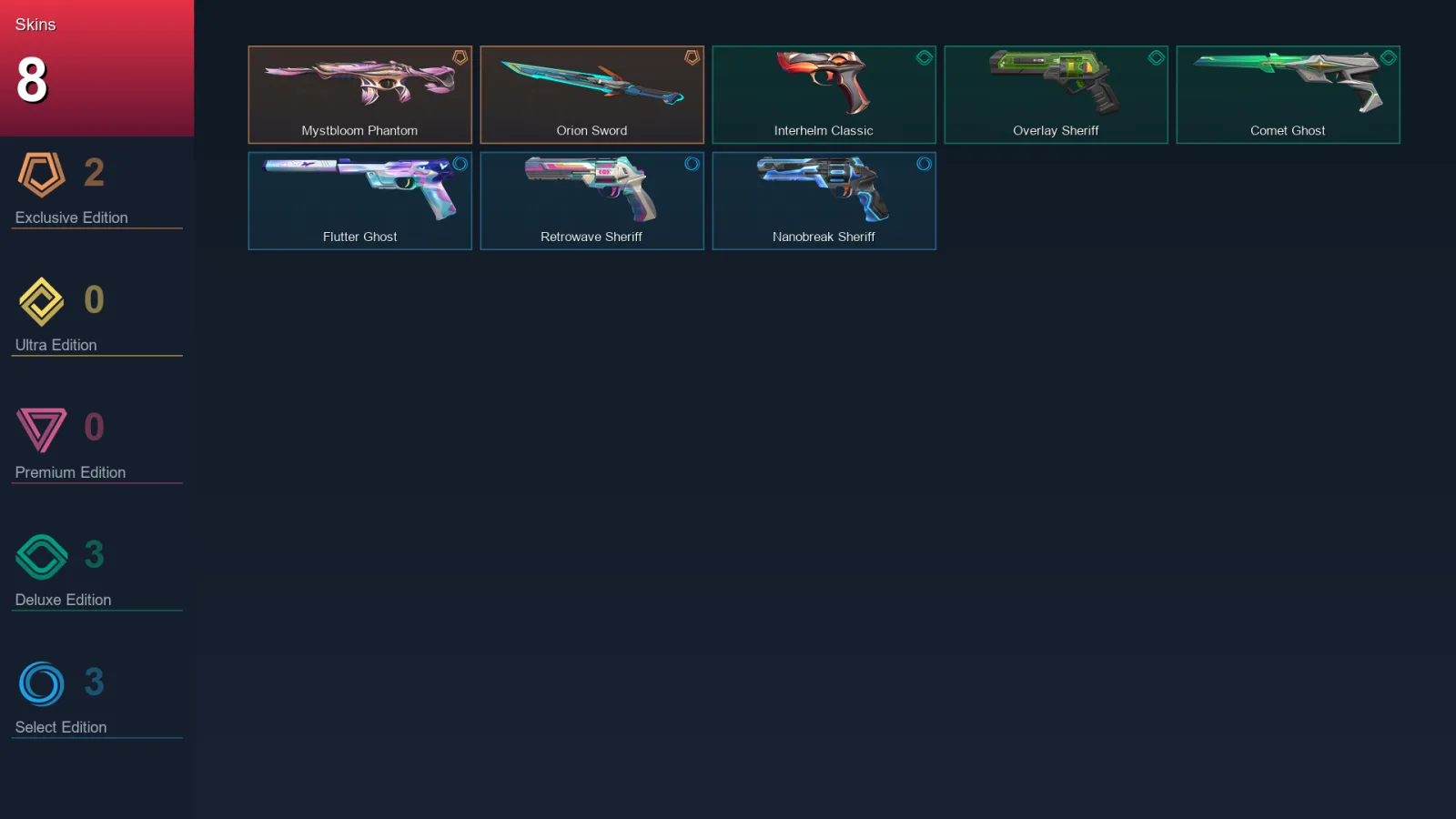 AP | Lv115 | Unranked | 8 Skin | 25 Agent | 36 Buddy — Valorant account