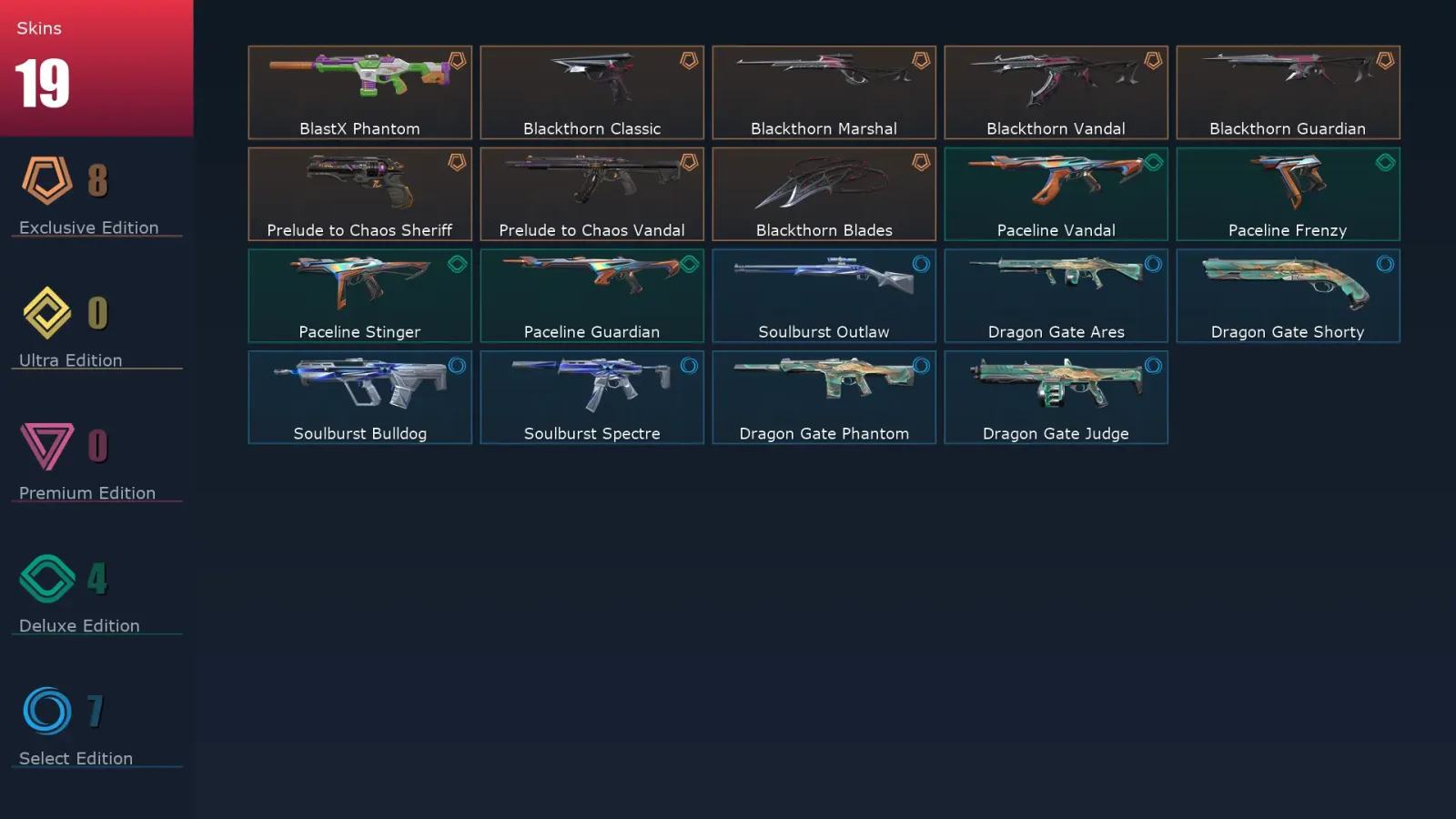[Valorant] | EU | Level 30 | 12 Agents | 19 Skins — Valorant account