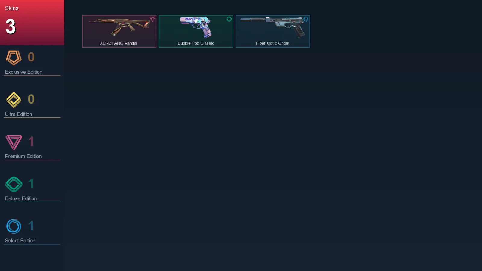EU | Lv116 | Unranked | 3 Skin | 26 Agent | 40 Buddy