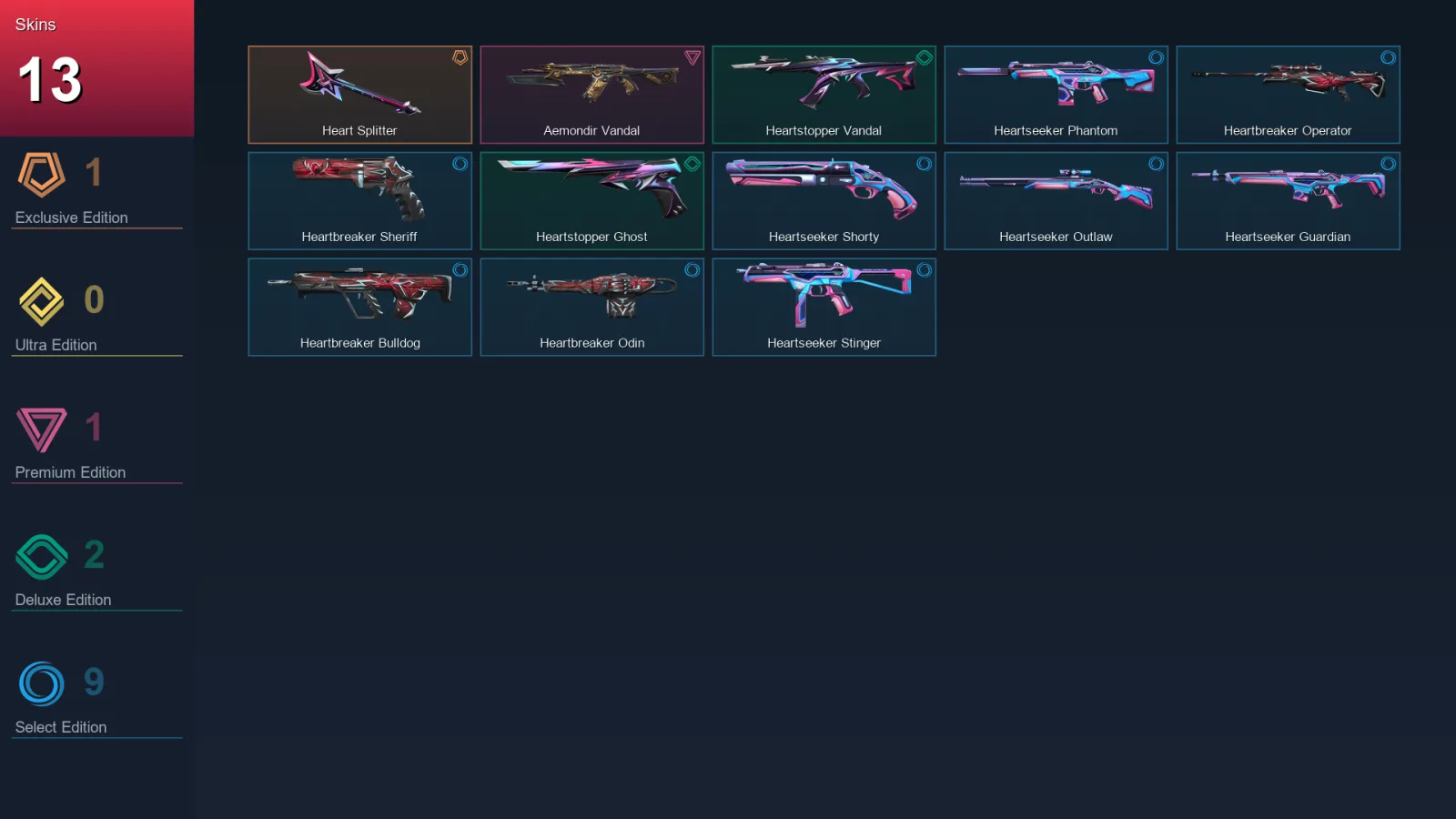 AP | Lv40 | Unranked | 13 Skin | 12 Agent | 18 Buddy