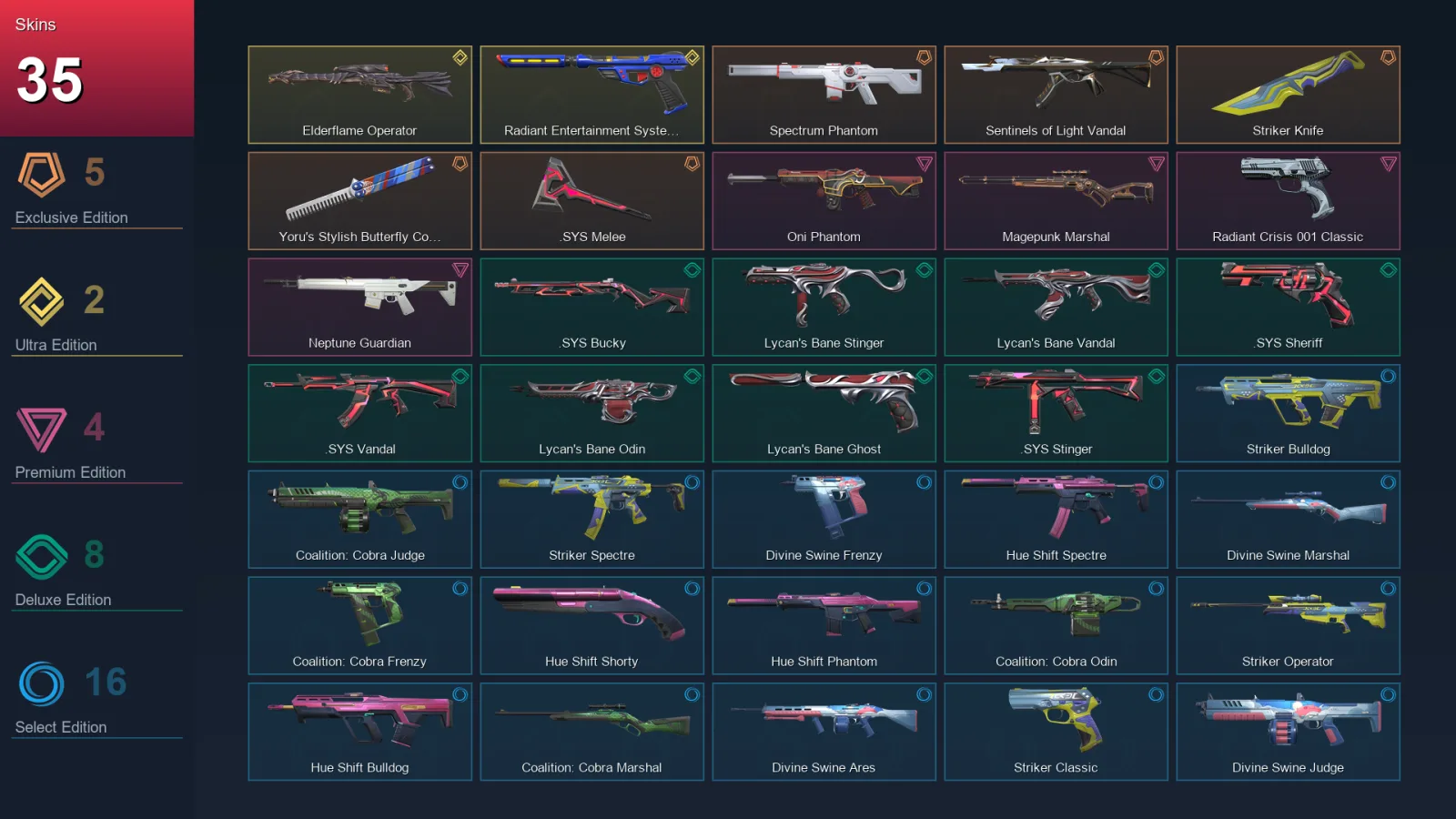 AP | Lv71 | Unranked | 35 Skin | 22 Agent | 30 Buddy — Valorant account