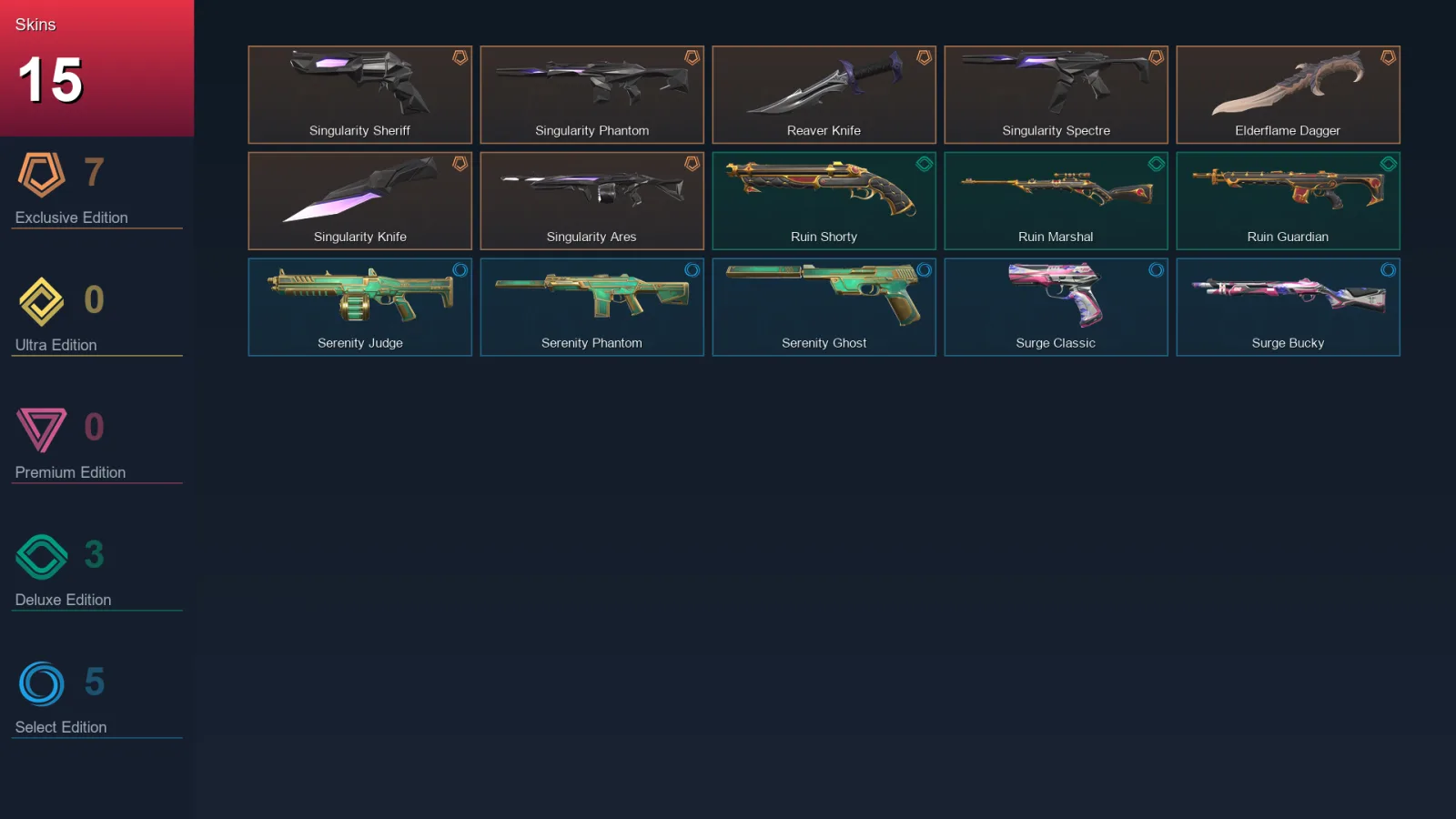 EU | Lv38 | Unranked | 15 Skin | 18 Agent | 23 Buddy — Valorant account