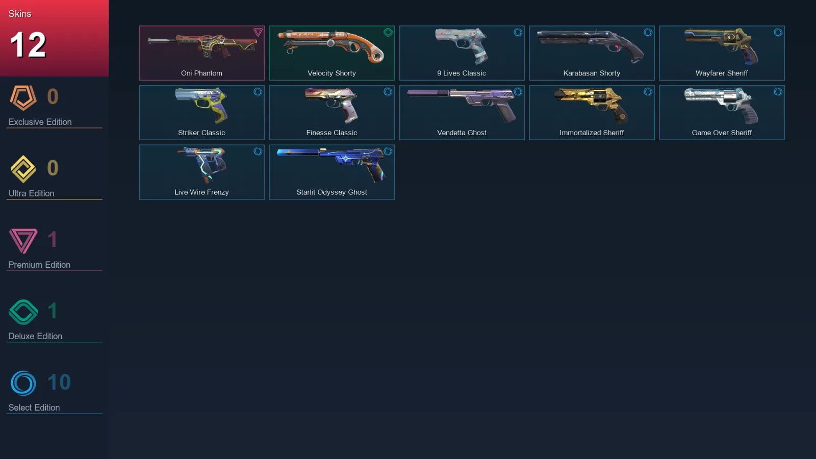 NA | Lv197 | Unranked | 12 Skin | 24 Agent | 83 Buddy — Valorant account