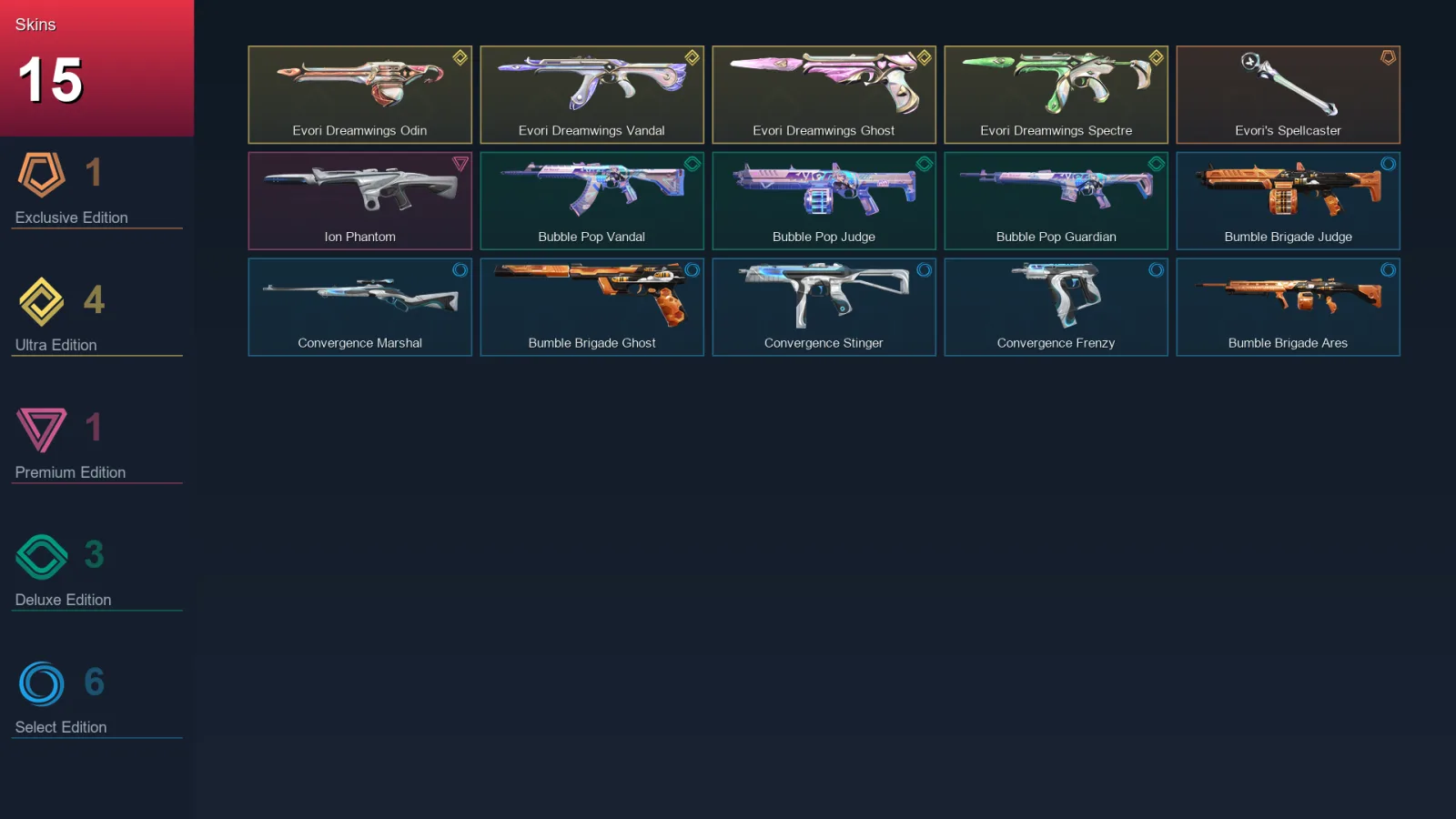 NA | Lv32 | Unranked | 15 Skin | 12 Agent | 18 Buddy — Valorant account