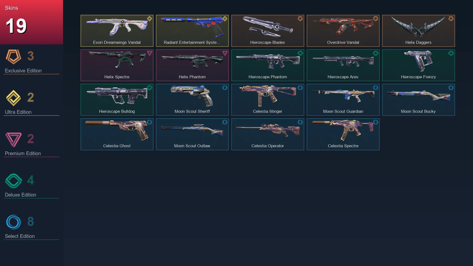 EU | Lv43 | Unranked | 19 Skin | 9 Agent | 18 Buddy — Valorant account