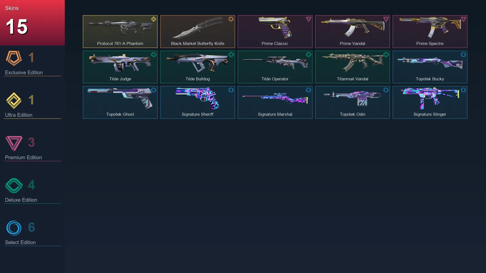 AP | Lv119 | Unranked | 15 Skin | 23 Agent | 51 Buddy — Valorant account
